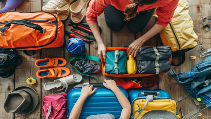 Préparation méthodique des bagages et équipements essentiels pour camping familial