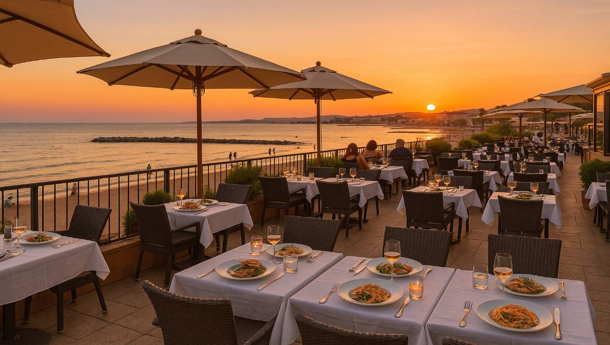Restaurants vue mer Fréjus - terrasses face à la Méditerranée, gastronomie locale et fruits de mer frais