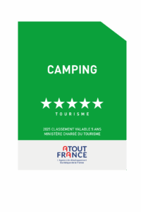 panonceau camping 5 étoiles atout france