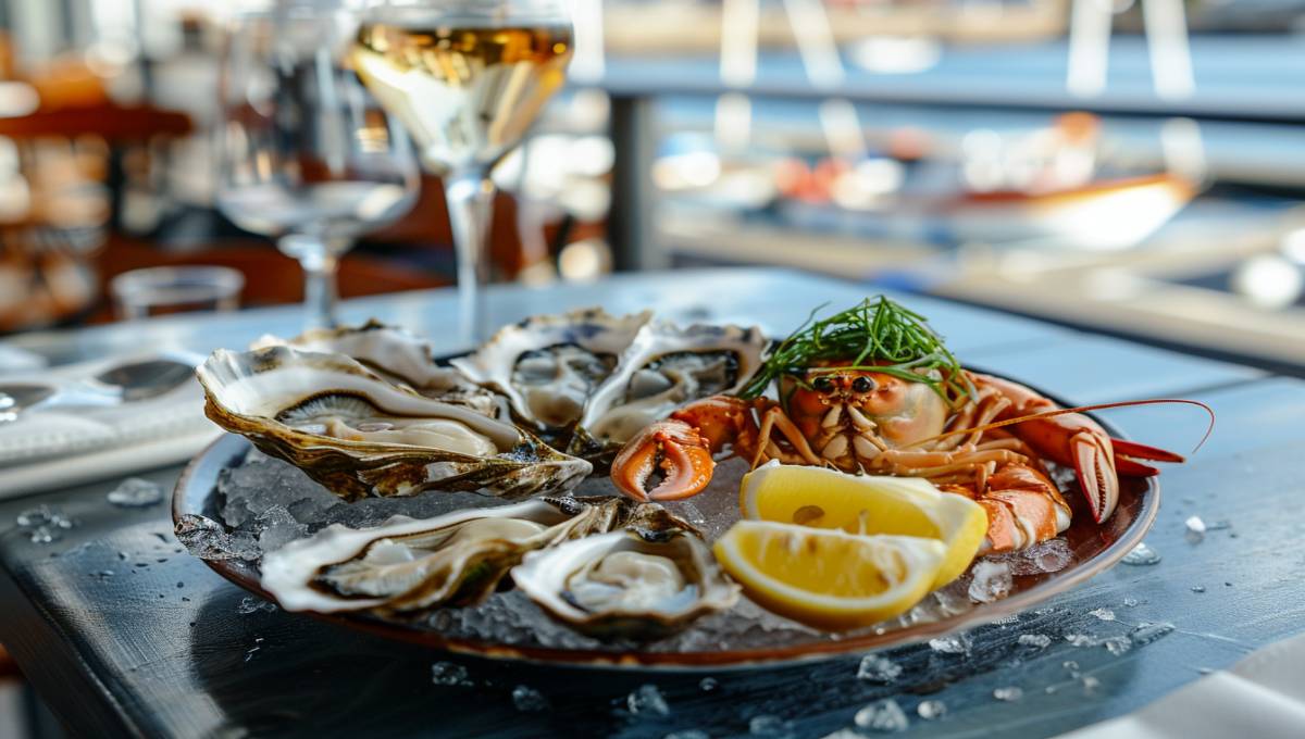 Plateau de fruits de mer frais