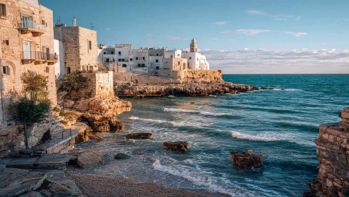Endroits à éviter dans les Pouilles, avec des zones touristiques surchargées et des lieux fragiles à préserver.